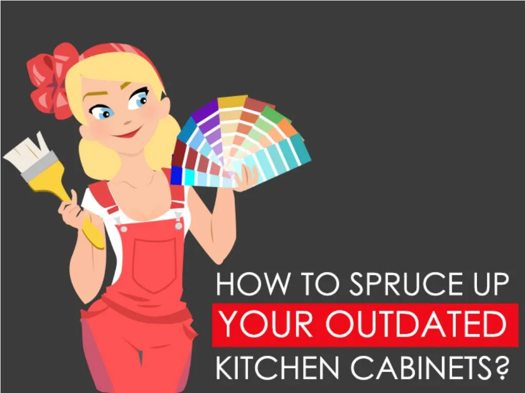 how to spruce up your outdated kitchen cabinets
