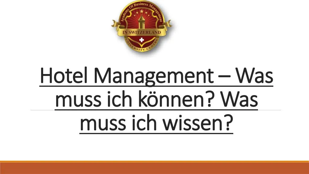 hotel management was muss ich k nnen was muss ich wissen