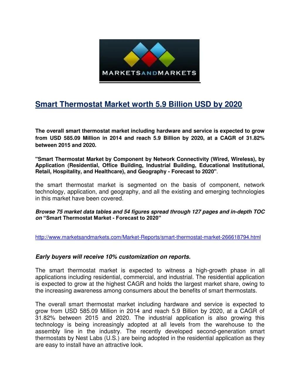 smart thermostat market worth 5 9 billion