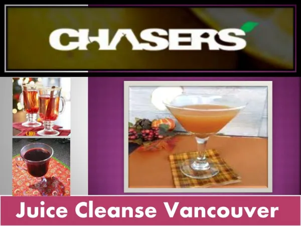 Fresh Juice Bar Vancouver | Raw Juice Cleanse Vancouver