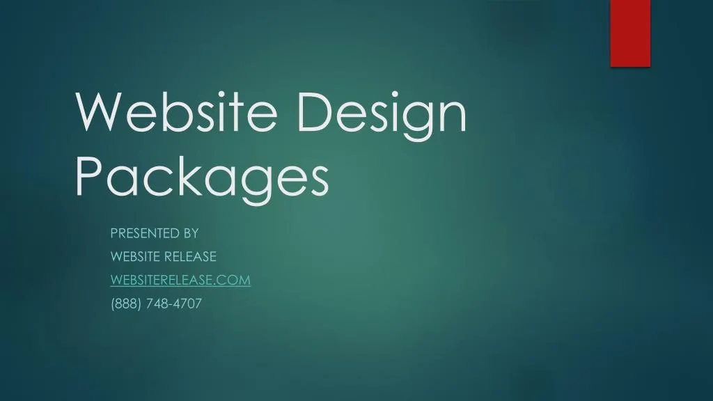 website design packages