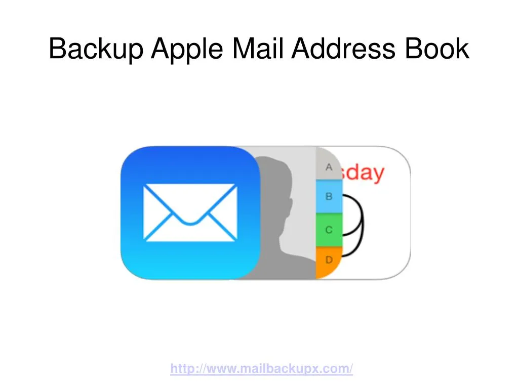backup apple mail address book