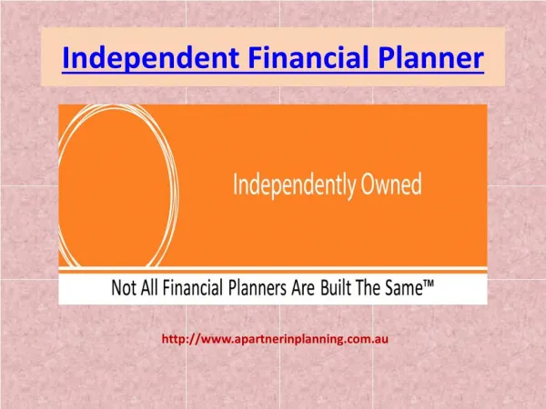 Independent Financial Planner