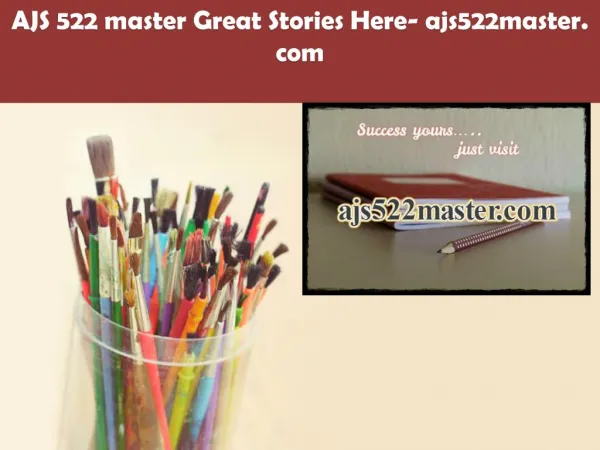 AJS 522 master Great Stories Here/ajs522master.com