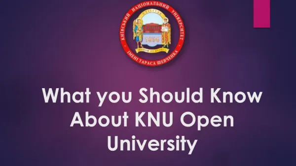 What you Should Know About KNU Open University