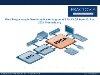 FPGA Market share forecast to exceed $9.98bn by 2022 - slide 1