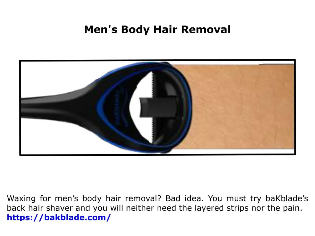 men s body hair removal