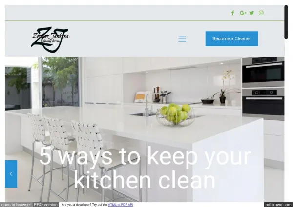 5 ways to keep your kitchen clean