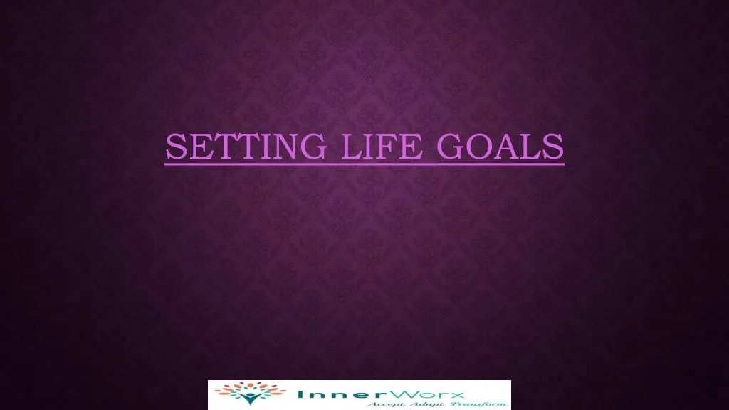 setting life goals