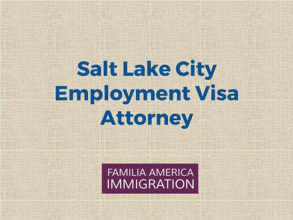 salt lake city employment visa attorney