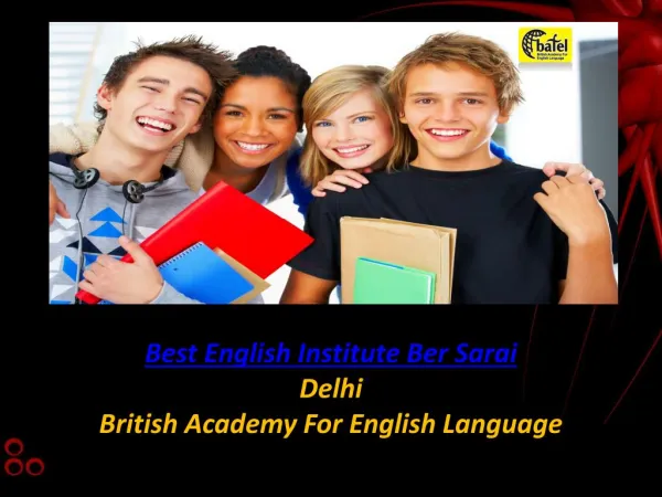 Best English Institute Ber Sarai