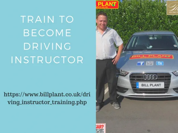 Train to Become driving instructor