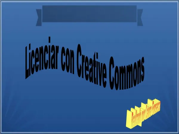 licenciar creative commons