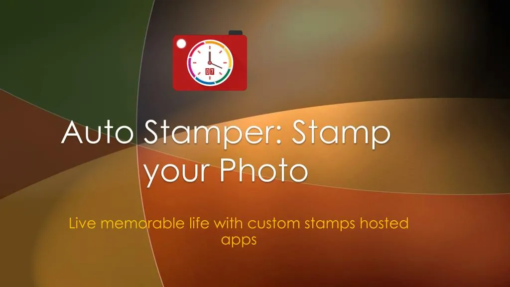 auto stamper stamp your photo