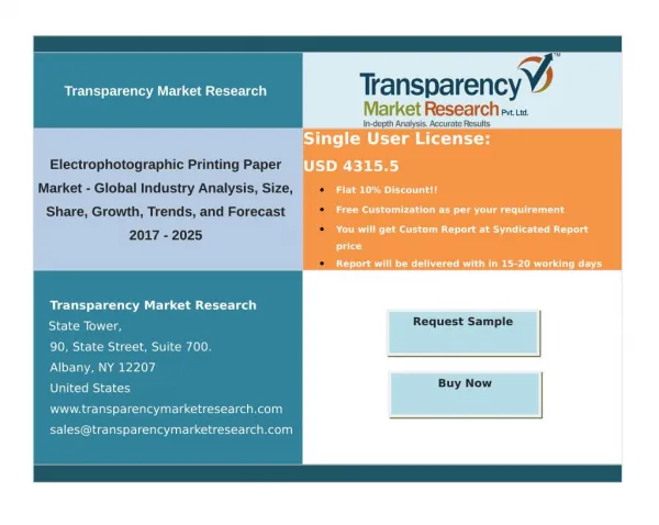 Electrophotographic Printing Paper Market - Global Industry Analysis 2025