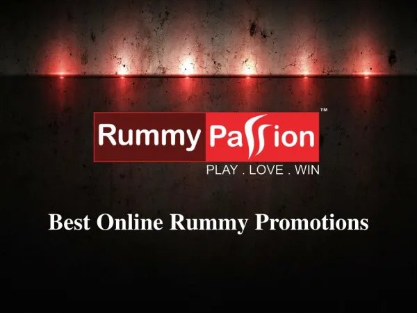 Best Online Rummy Promotions Ever - Rummy Passion