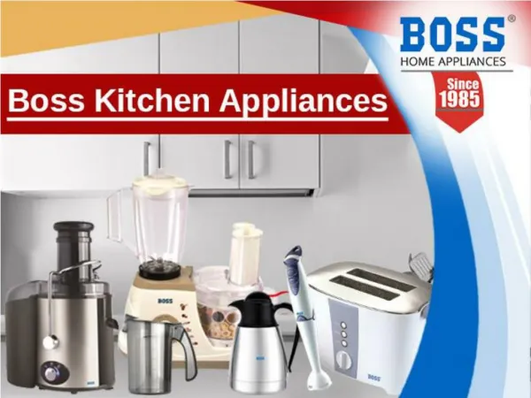 Kitchen Appliances in India
