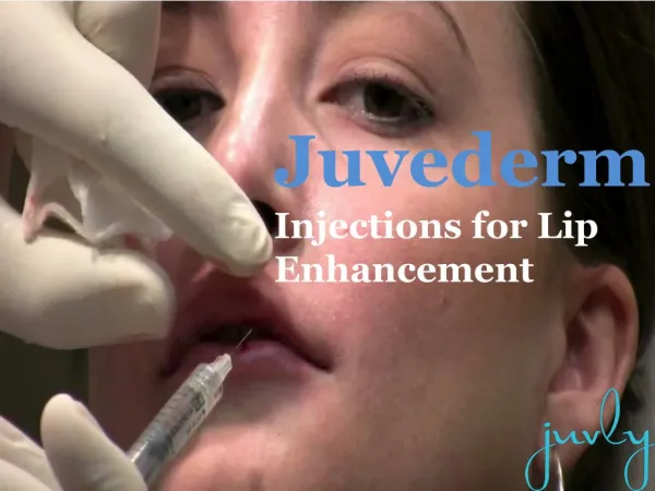 Juvederm Injection for Lip Enhancement