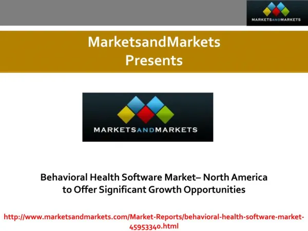Behavioral Health Software Market expected worth $1.5 Billion by 2019
