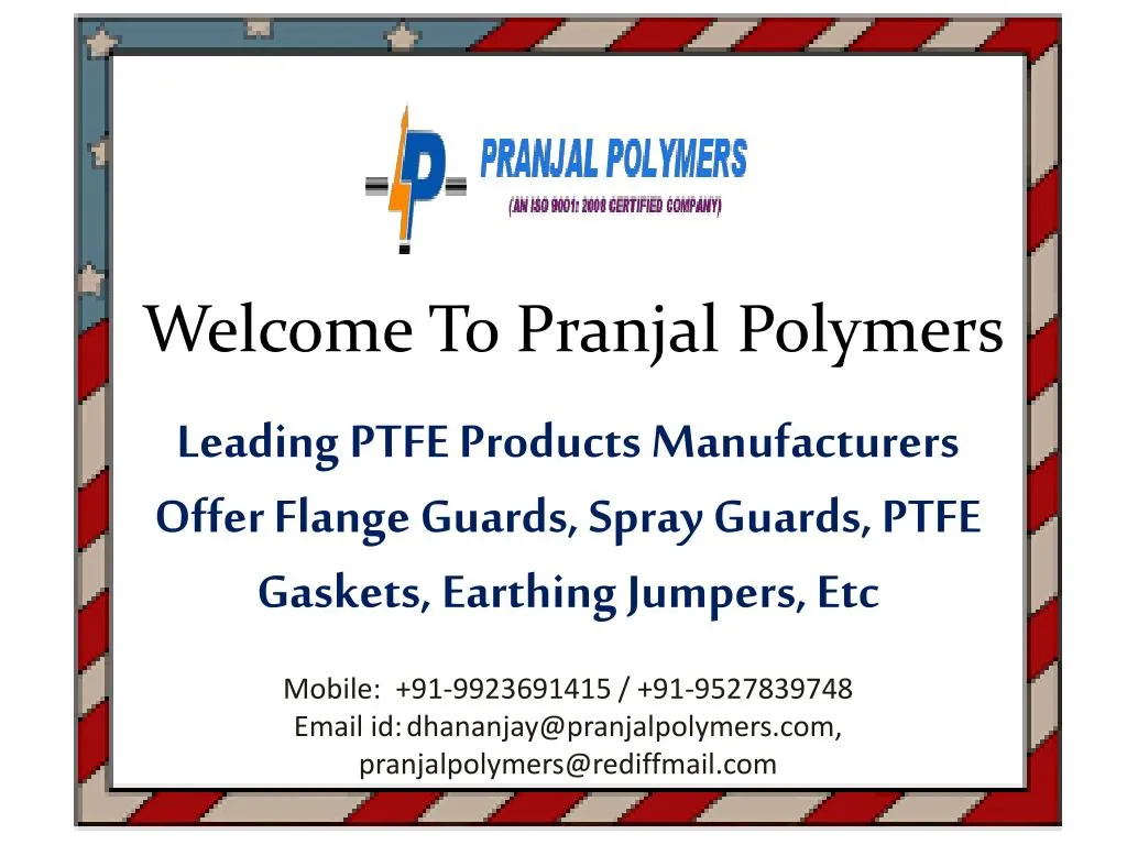 welcome to pranjal polymers