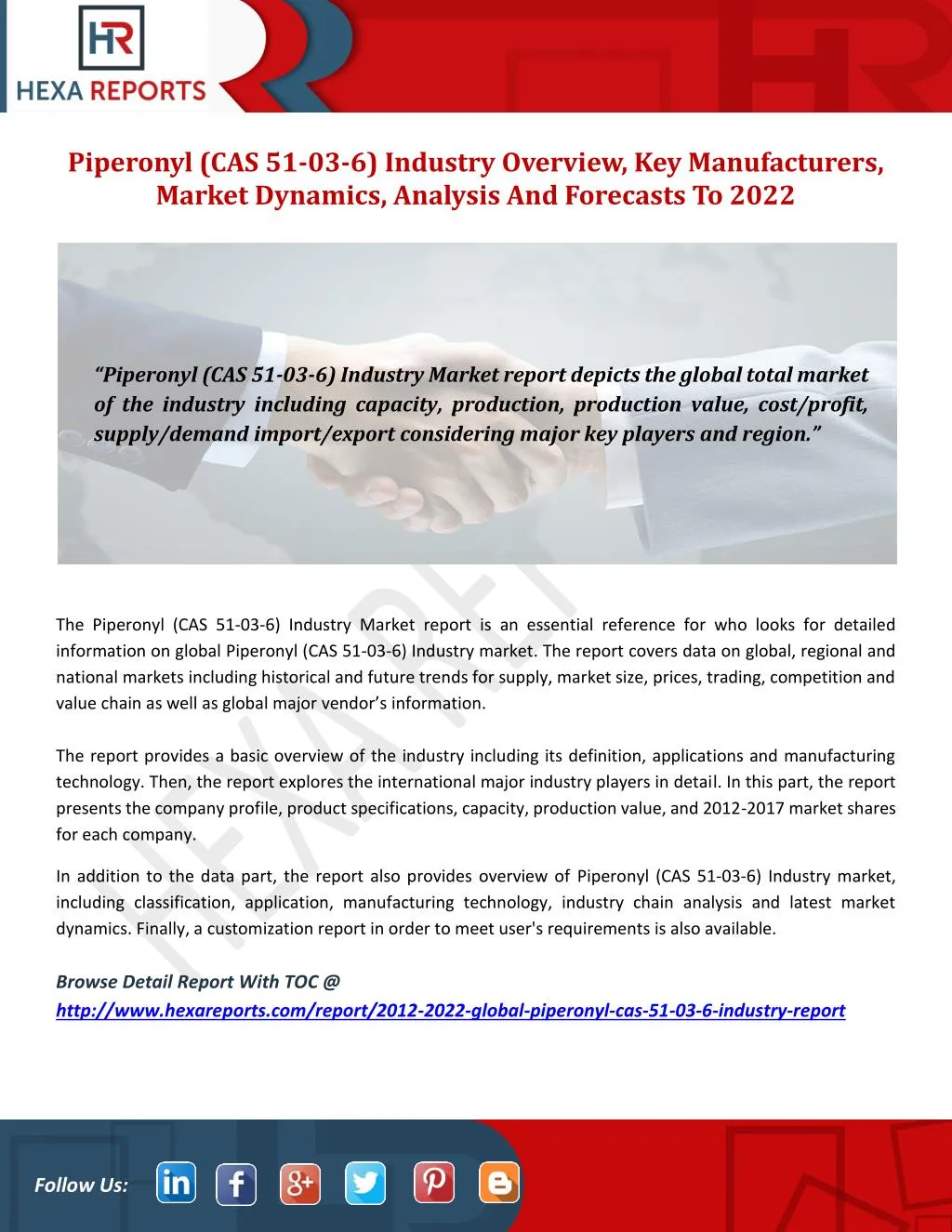 piperonyl cas 51 03 6 industry overview