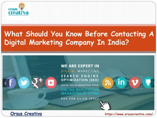 What Should You Know Before Contacting A Digital Marketing Company In India?