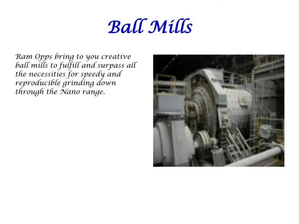 Ball Mills