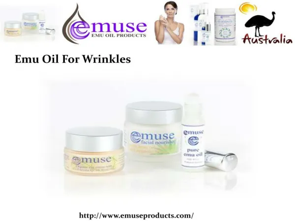 Emu Oil For Wrinkles