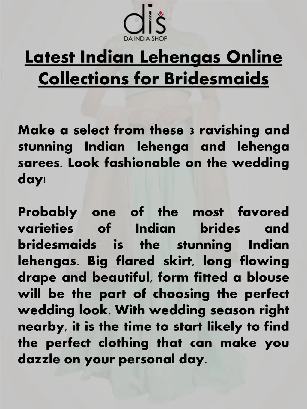 latest indian lehengas online collections