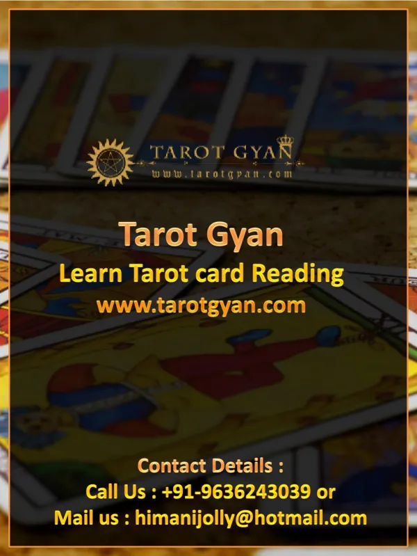 Know the Tarot Cards