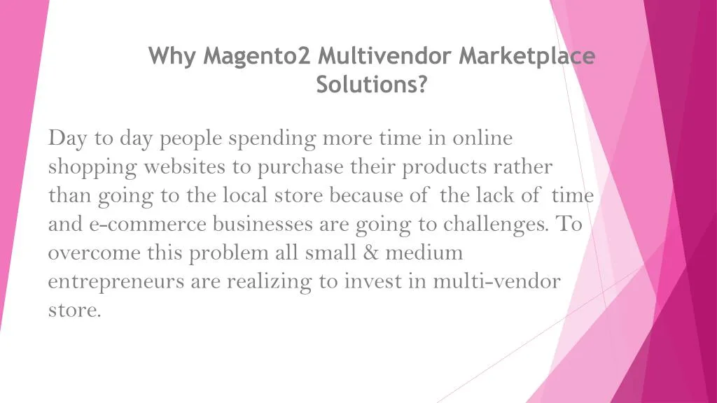 why magento2 multivendor marketplace solutions