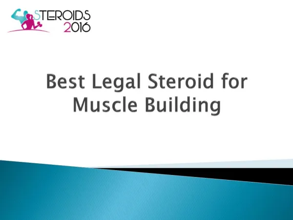Best legal Steroids for muscle building