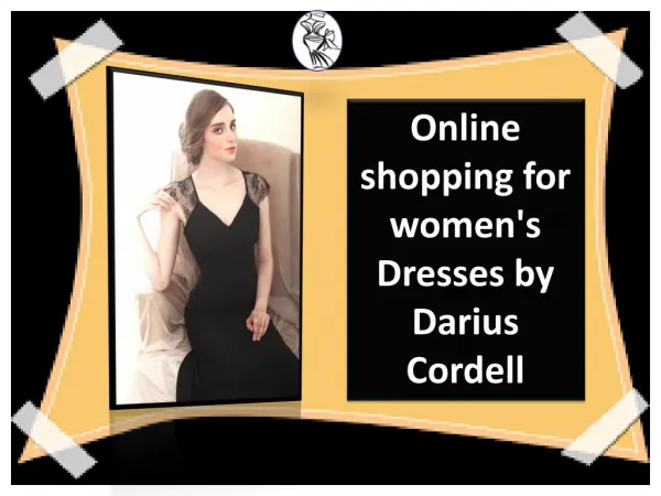 Find something unique designs of dress at Darius Cordell