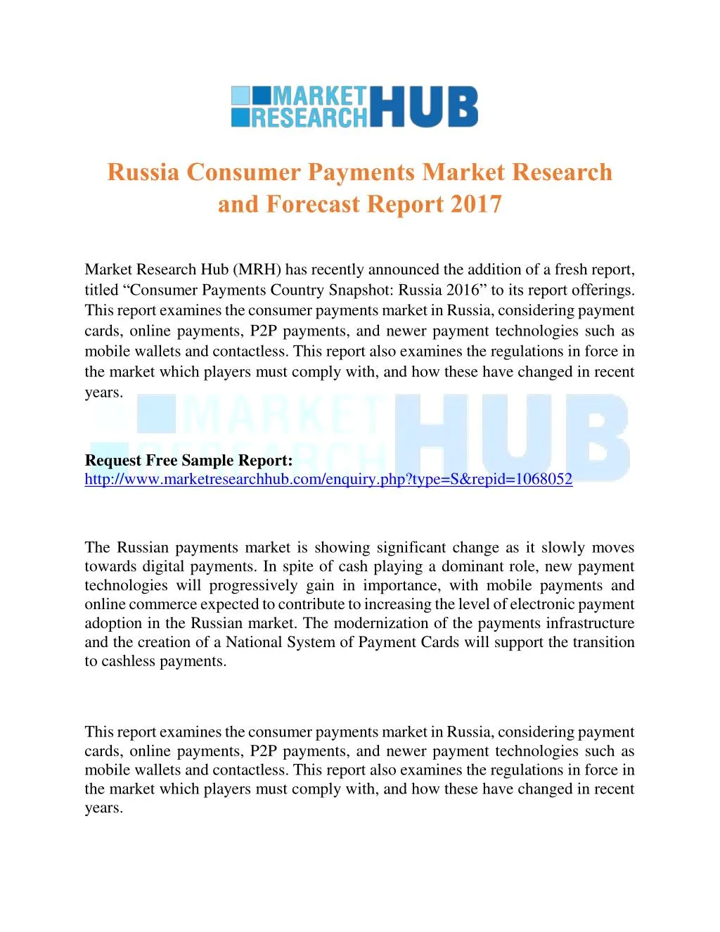russia consumer payments market research