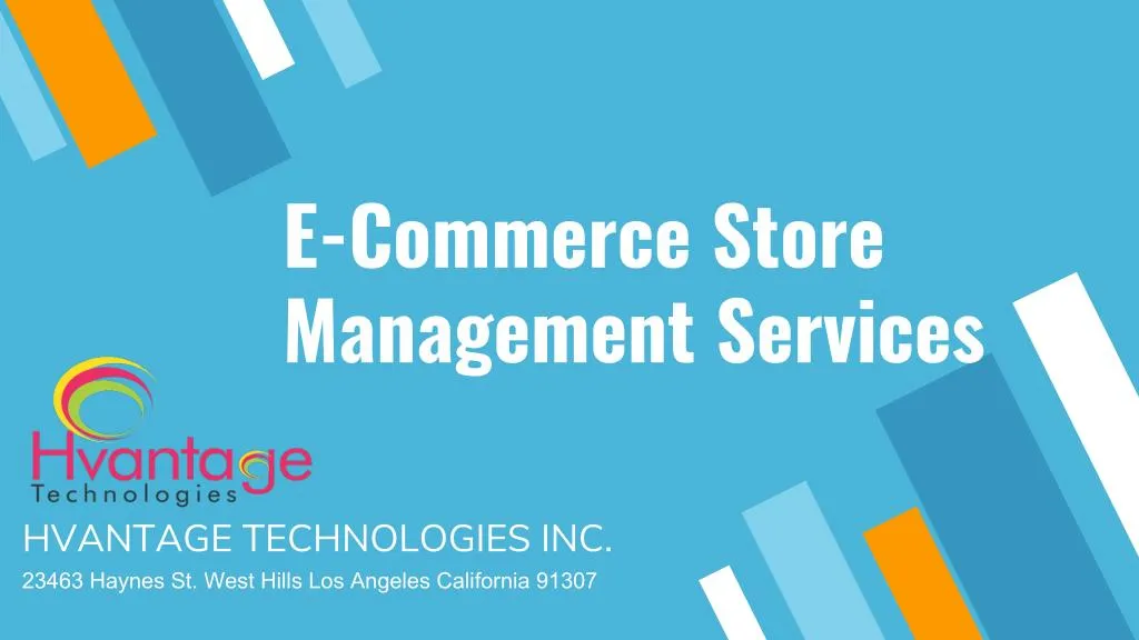 e commerce store management services