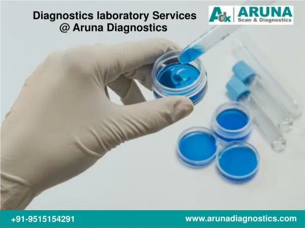 Diagnostics Laboratory Services @ Aruna Diagnostics