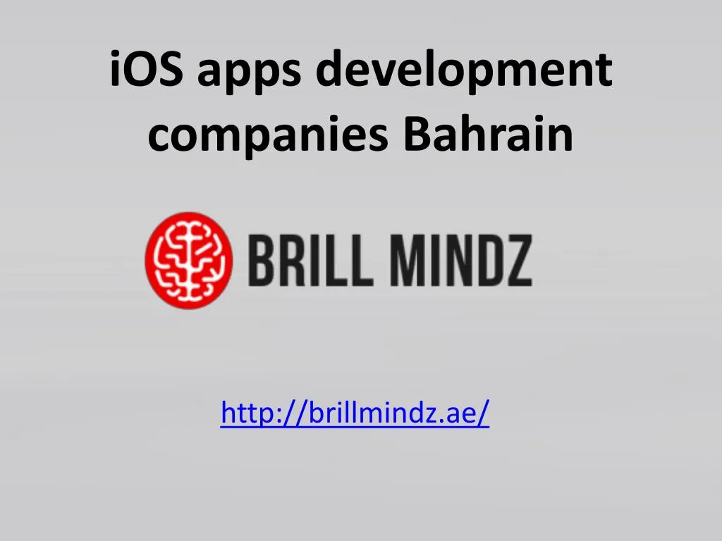 ios apps development companies bahrain
