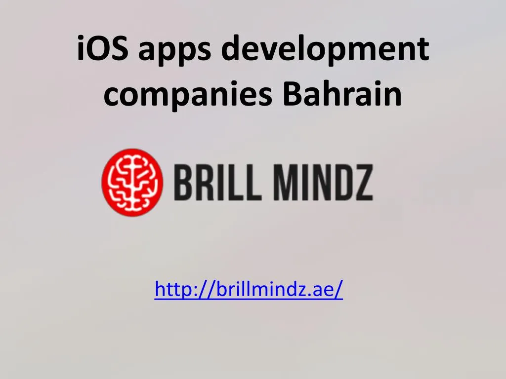 ios apps development companies bahrain
