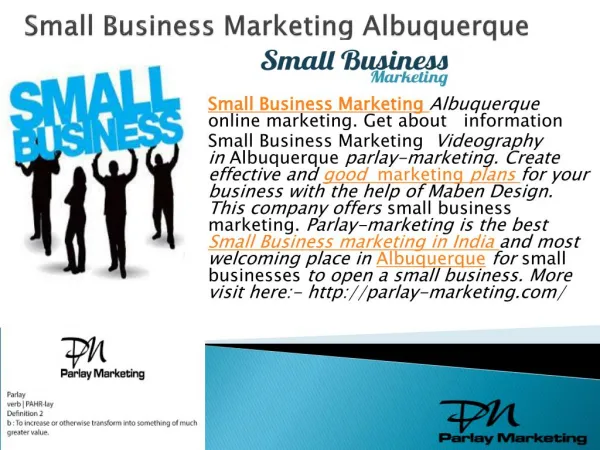Small business marketing Albuquerque