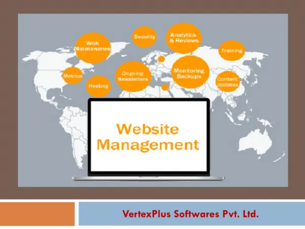Website Management Services through Vertexplus Softwares