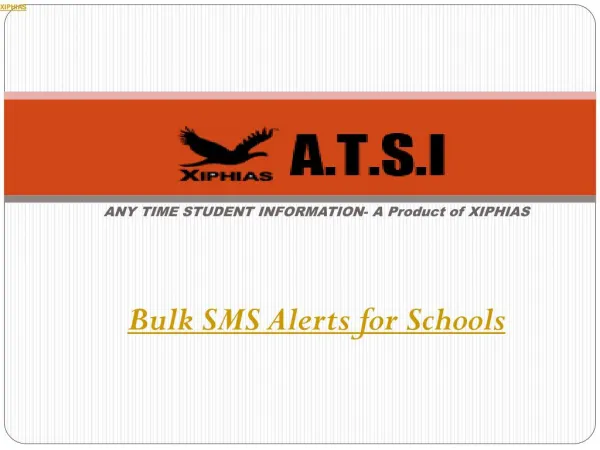 Bulk SMS Alerts for Schools - xiphias