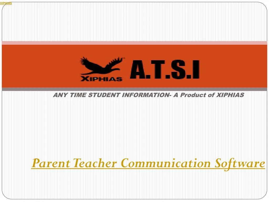 any time student information a product of xiphias parent teacher communication software