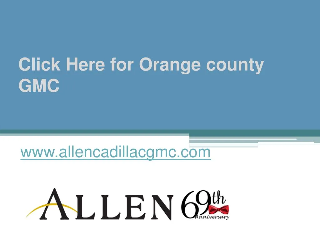 click here for orange county gmc