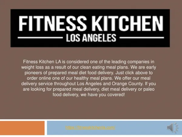 Healthy Meal Delivery | Meal Delivery Services |Meal Delivery Los Angeles