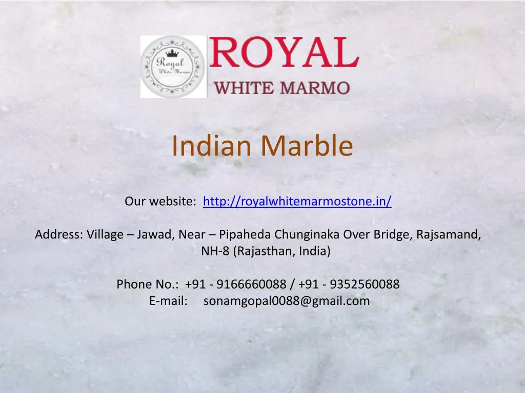 indian marble