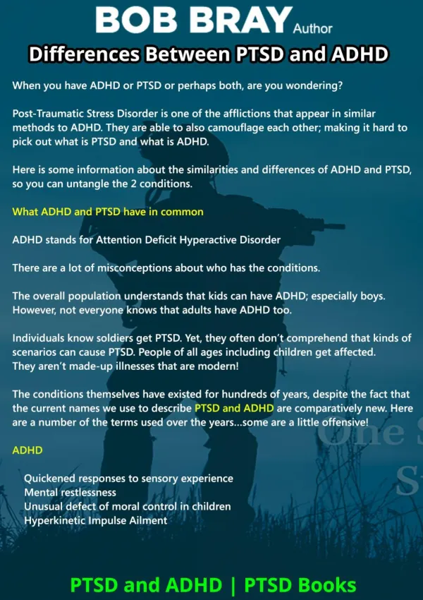 Differences between PTSD and ADHD