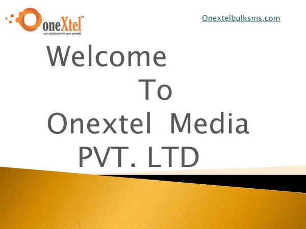Onextel Bulk SMS Service Provider