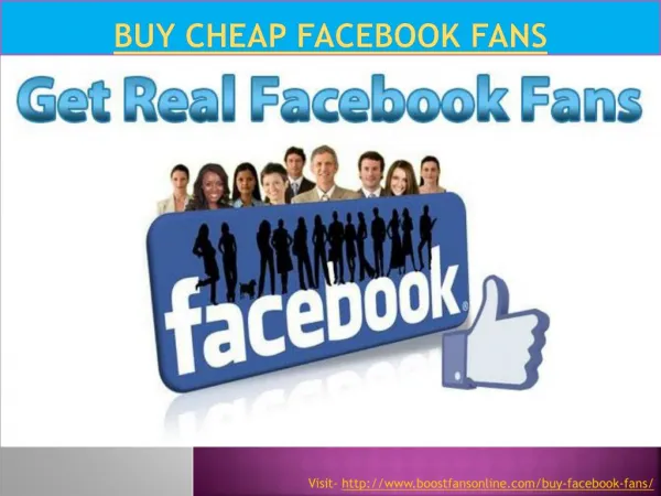 Buy cheap facebook fans