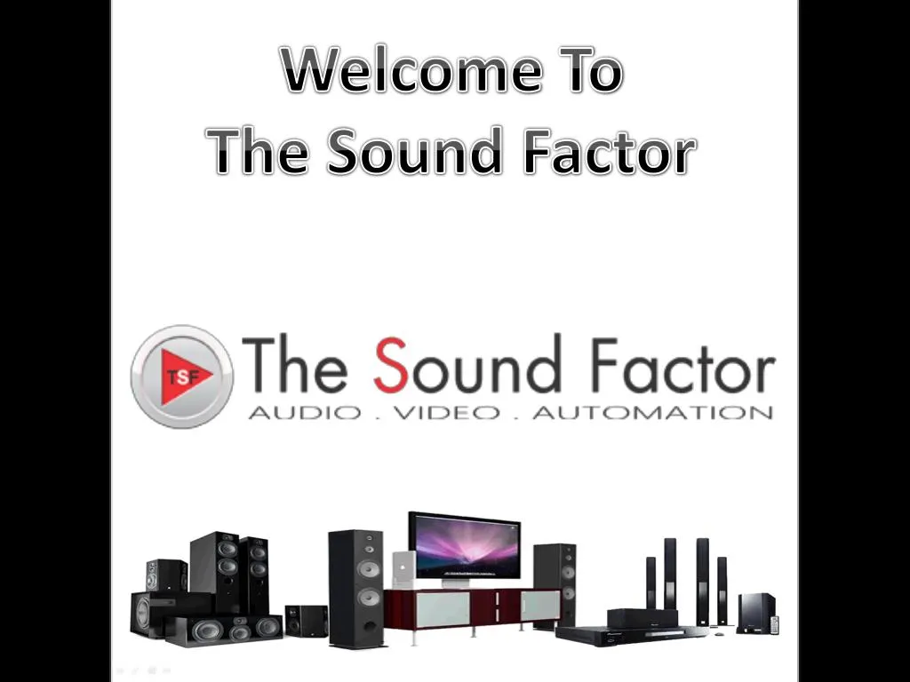 welcome to the sound factor