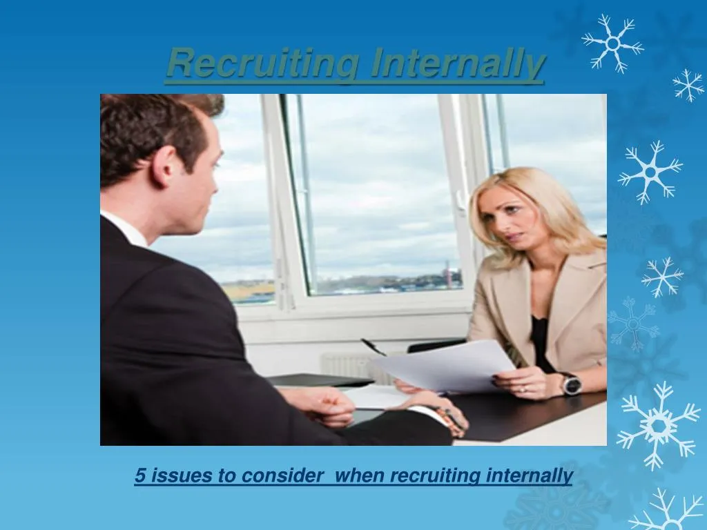 recruiting internally